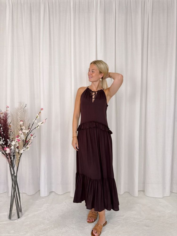 Emily Summer Dress Brown