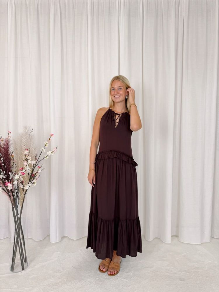 Emily Summer Dress Brown