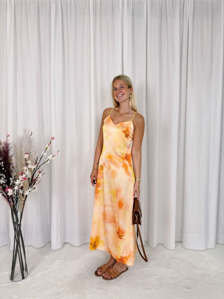 Elle Floral Dress Yellow