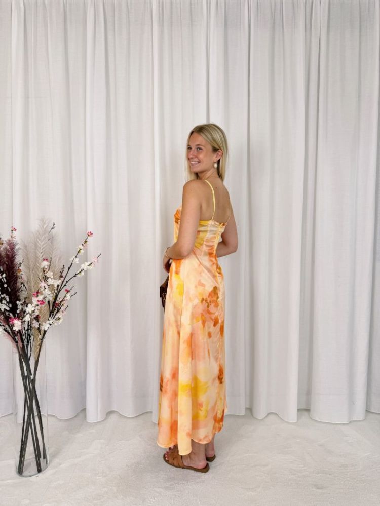 Elle Floral Dress Yellow