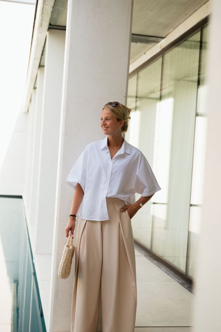 Ana Shortsleeve Shirt White
