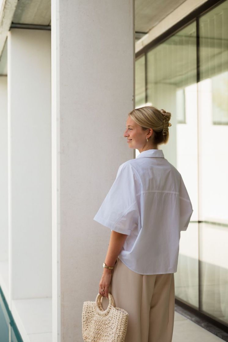 Ana Shortsleeve Shirt White