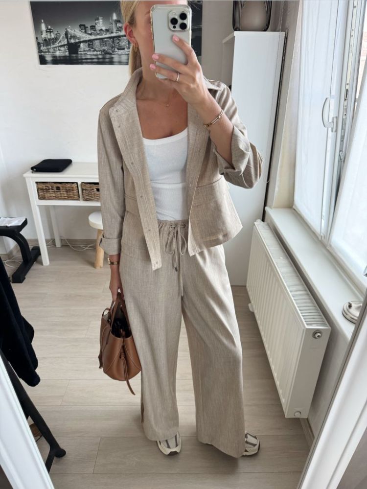 Omila Shirt Jacket Feather Gray