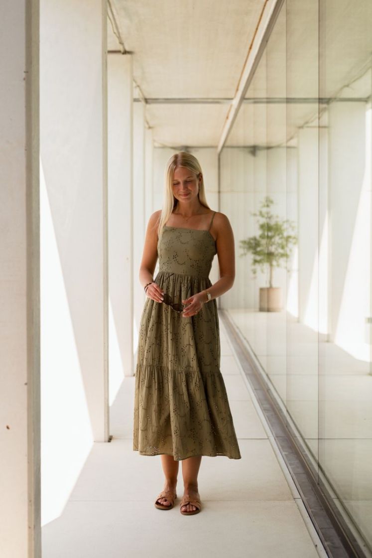 Siv Strap Dress Aloe