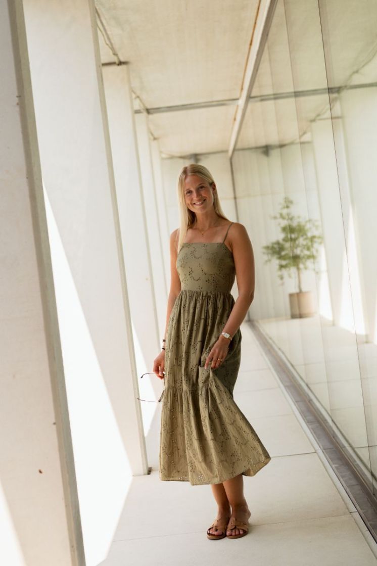 Siv Strap Dress Aloe
