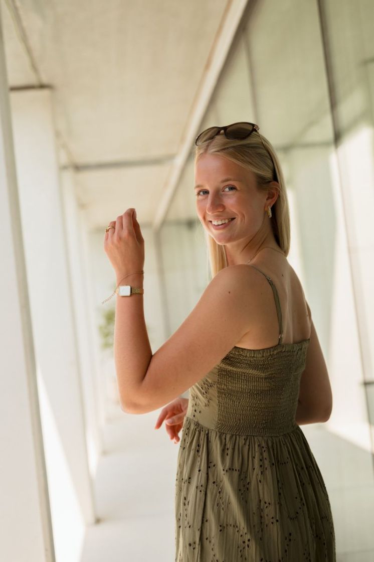 Siv Strap Dress Aloe