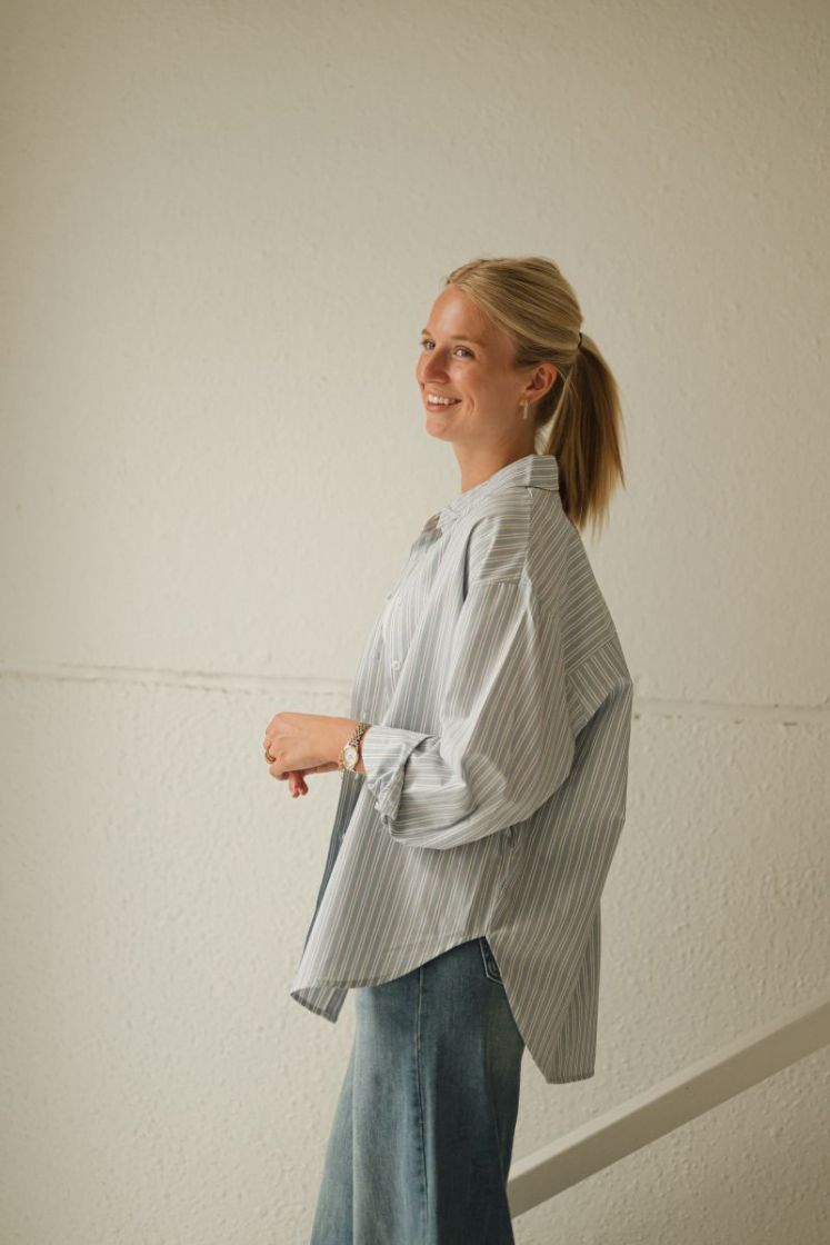 Aster Shirt Blue Fog / Chal
