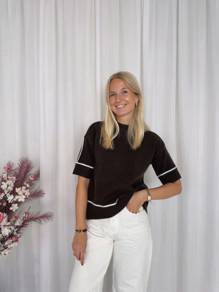 Jinie Knit Pullover Coffee Bean