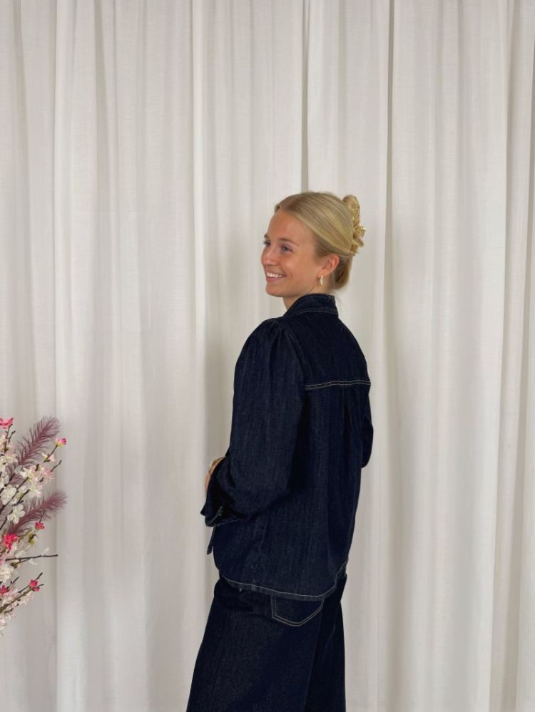 Molly Denim Shirt Raw Blue Denim