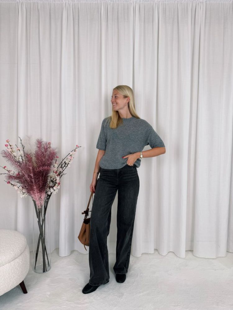 Cashie Pullover Grey Melange