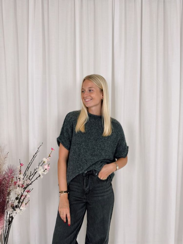 Jolien Sleeveless Knit Grey