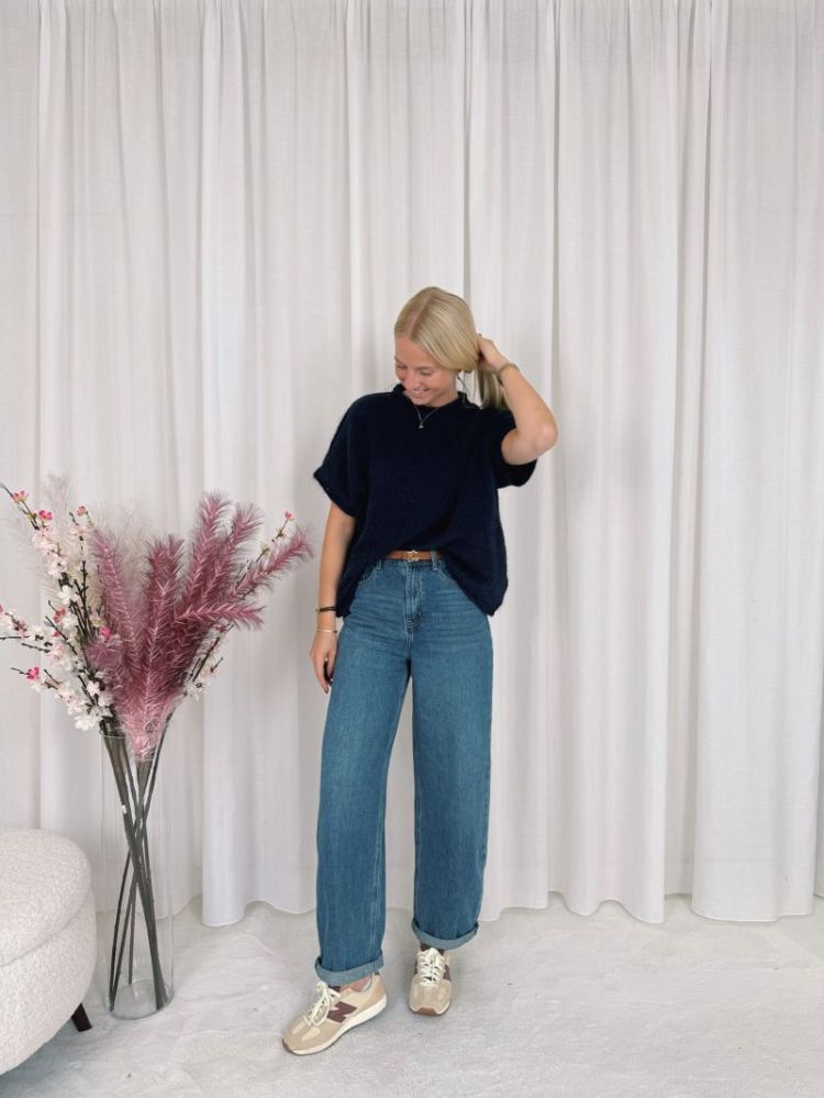 Jolien Sleeveless Knit Marine Blue