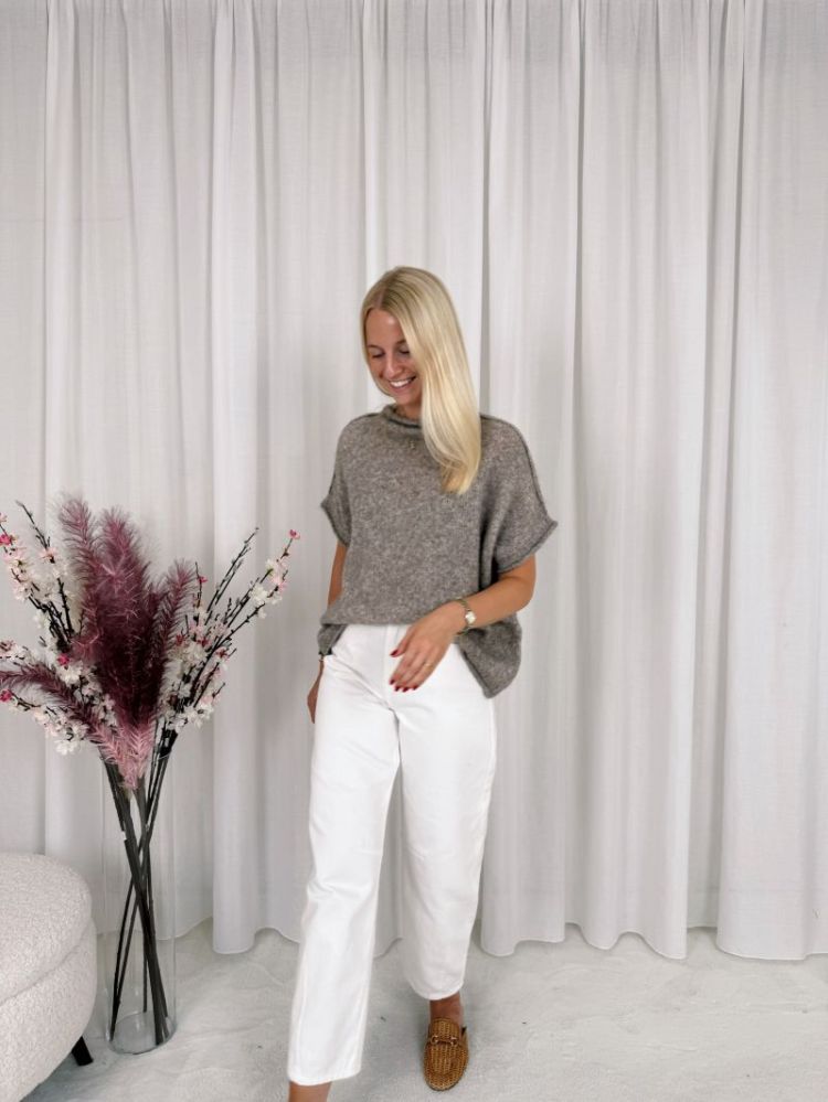 Jolien Sleeveless Knit Taupe