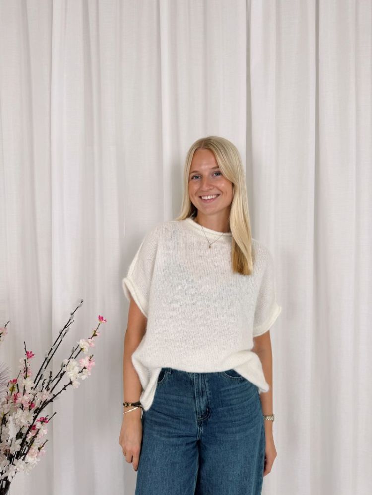 Jolien Sleeveless Knit White