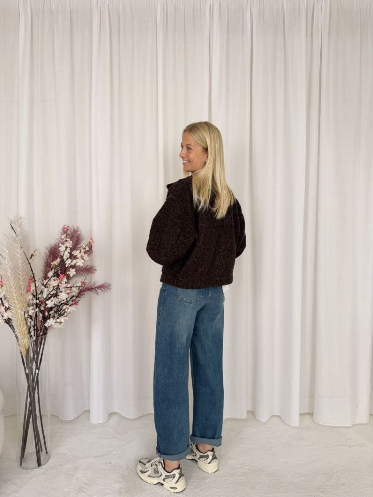 Leona Bomber Jacket Coffee Bean Mel
