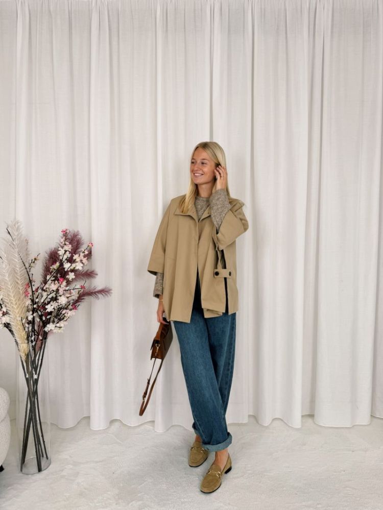 Hanna Oversized Trenchcoat Camel