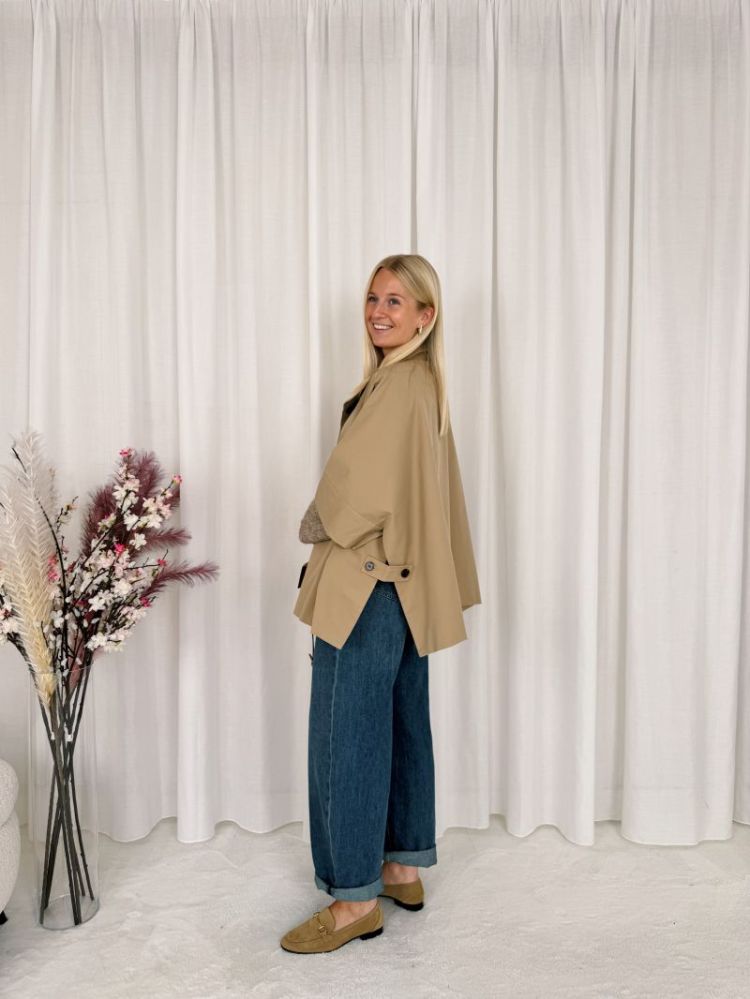 Hanna Oversized Trenchcoat Camel
