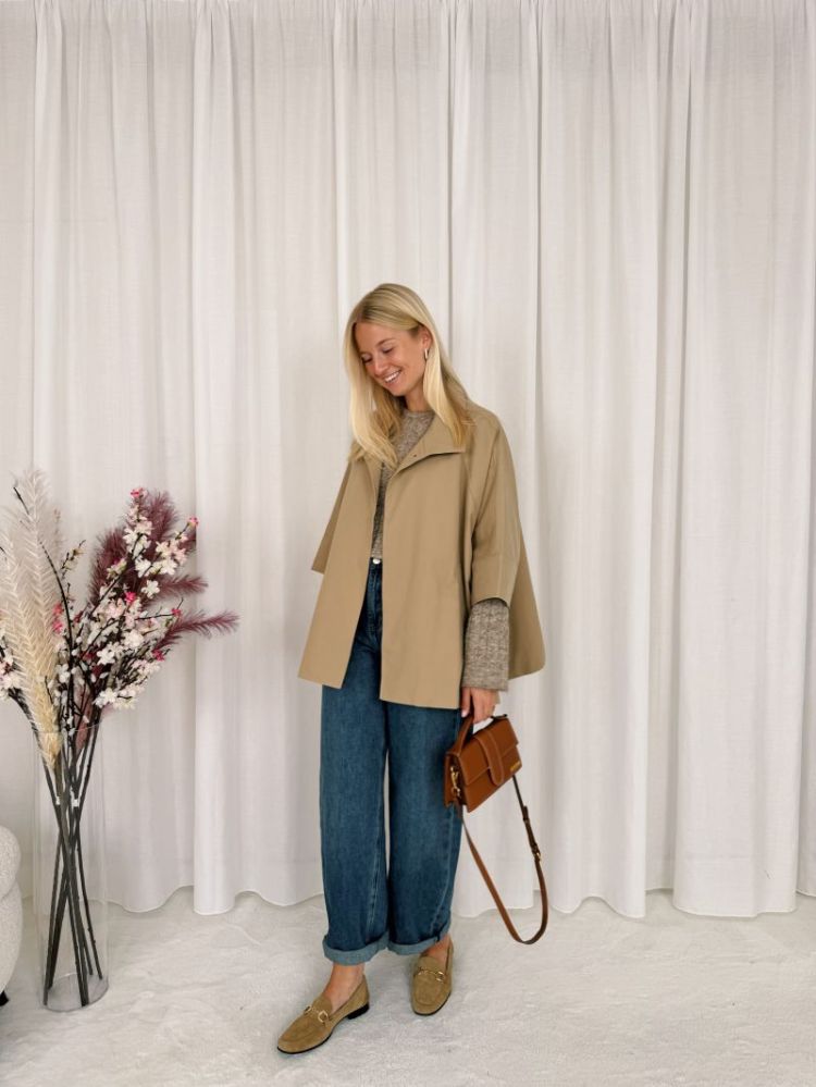 Hanna Oversized Trenchcoat Camel