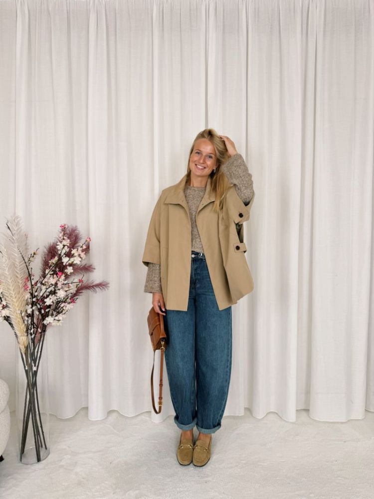 Hanna Oversized Trenchcoat Camel