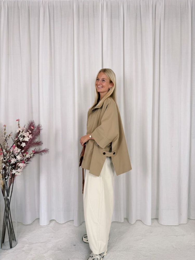 Hanna Oversized Trenchcoat Camel