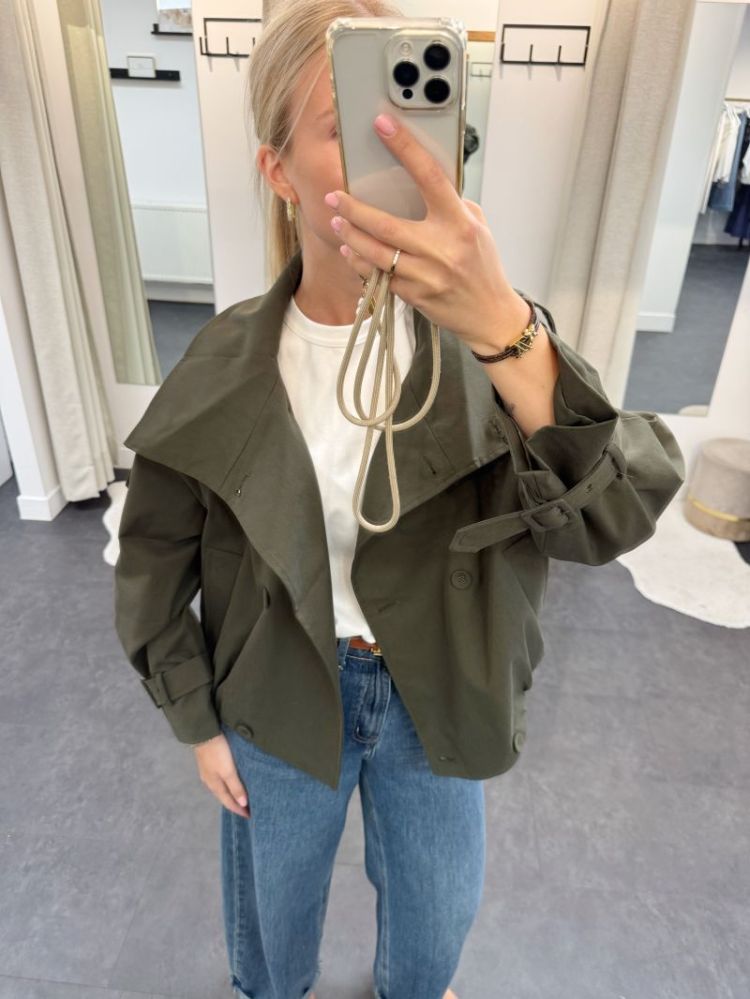 Nora Jacket Dark Khaki