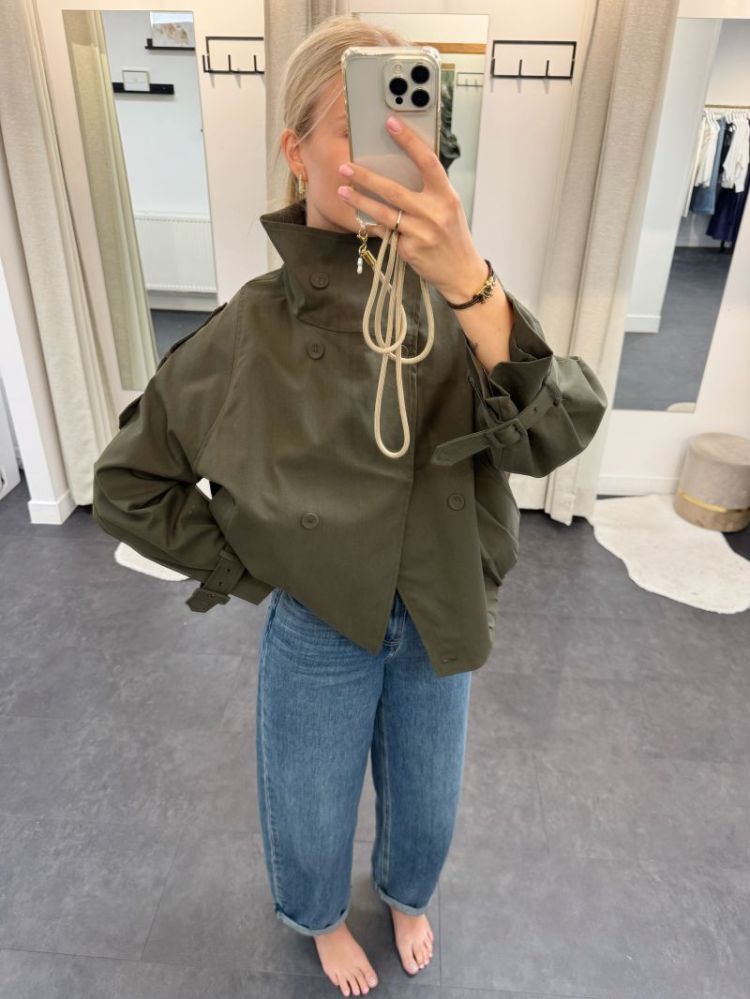 Nora Jacket Dark Khaki