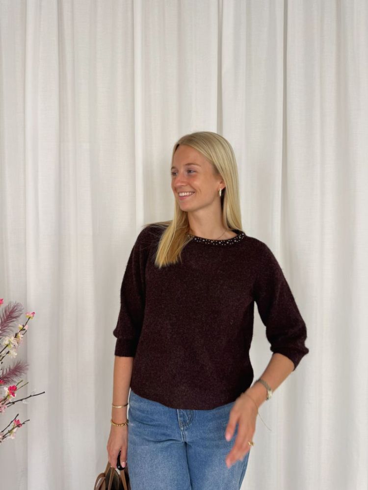 Selly Pullover Fudge Melange